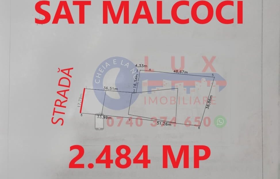 Fotografie: ID 7641 TEREN INTRAVILAN IN SAT MALCOCI