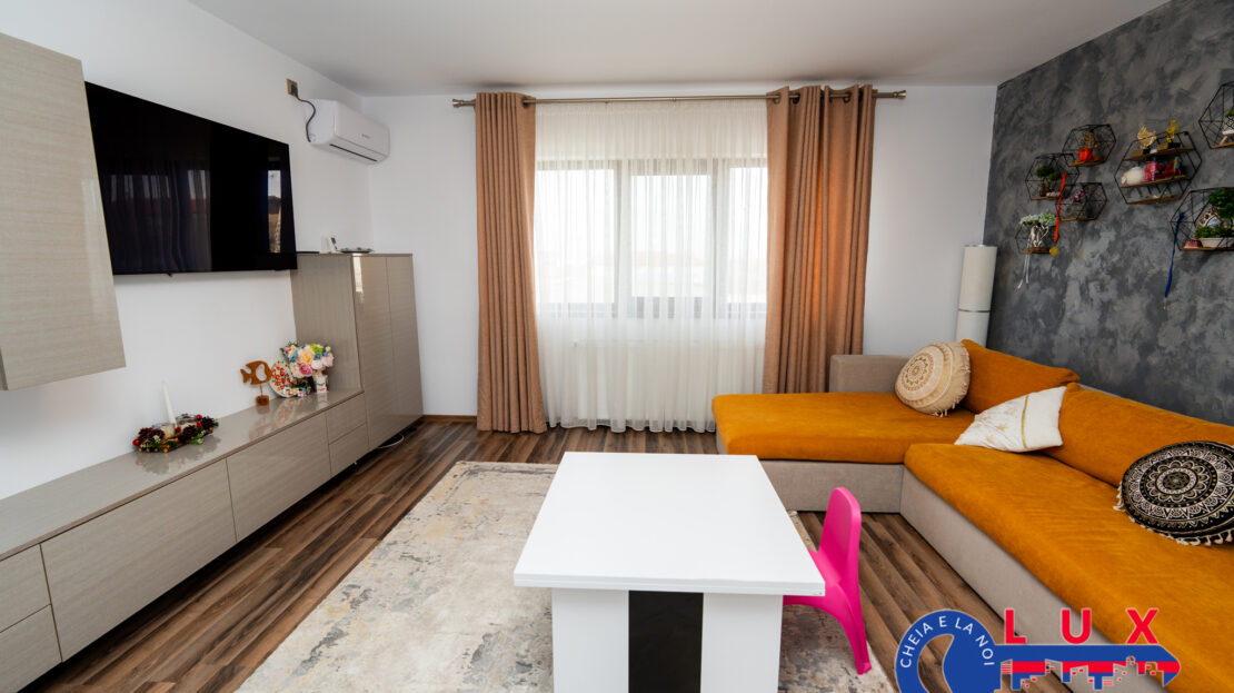 Fotografie 2: ID 3639 Apartament modern, 3 camere, mobilat și utilat – gata de mutare!
