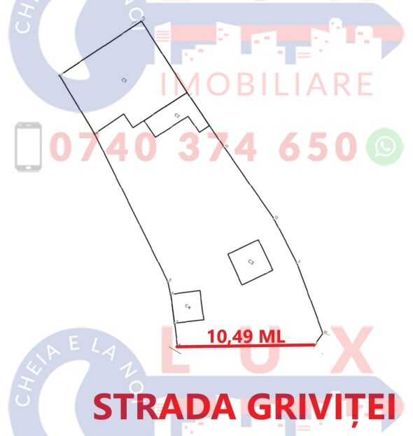 Fotografie: ID 7777 EXCLUSIVITATE – Teren pe Strada GRIVIȚEI