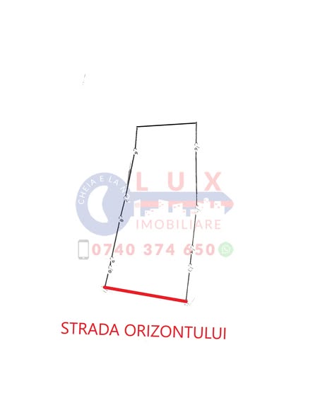 Fotografie 2: ID 7852 Teren pentru casă – Strada Orizontului