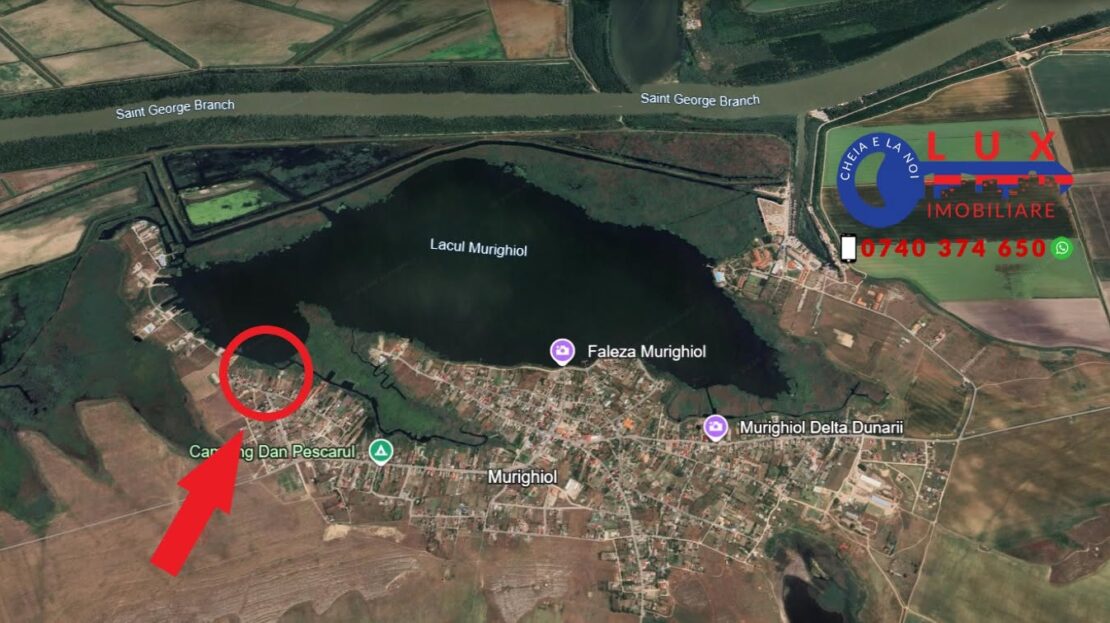 Fotografie: ID 7916 PARADISUL DELTEI: Teren cu DESCHIDERE la LAC MURIGHIOL