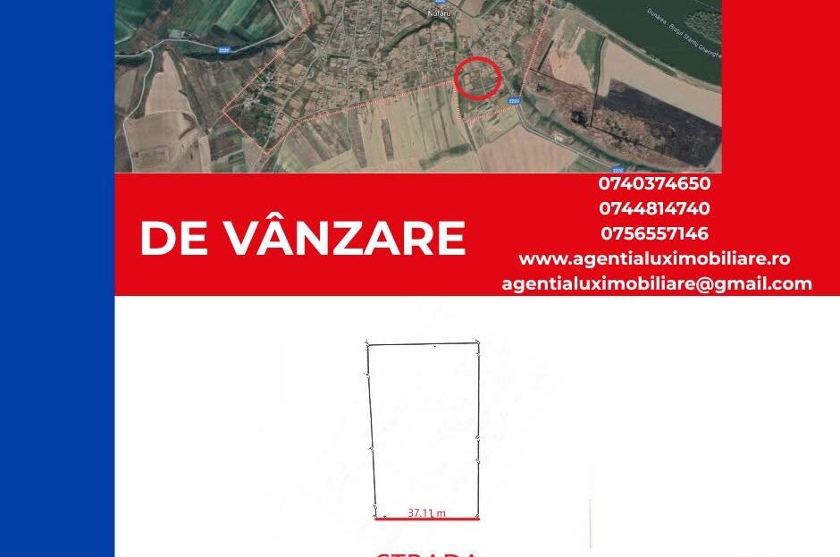 Fotografie: ID 7741 Teren intravilan în Comuna Nufăru
