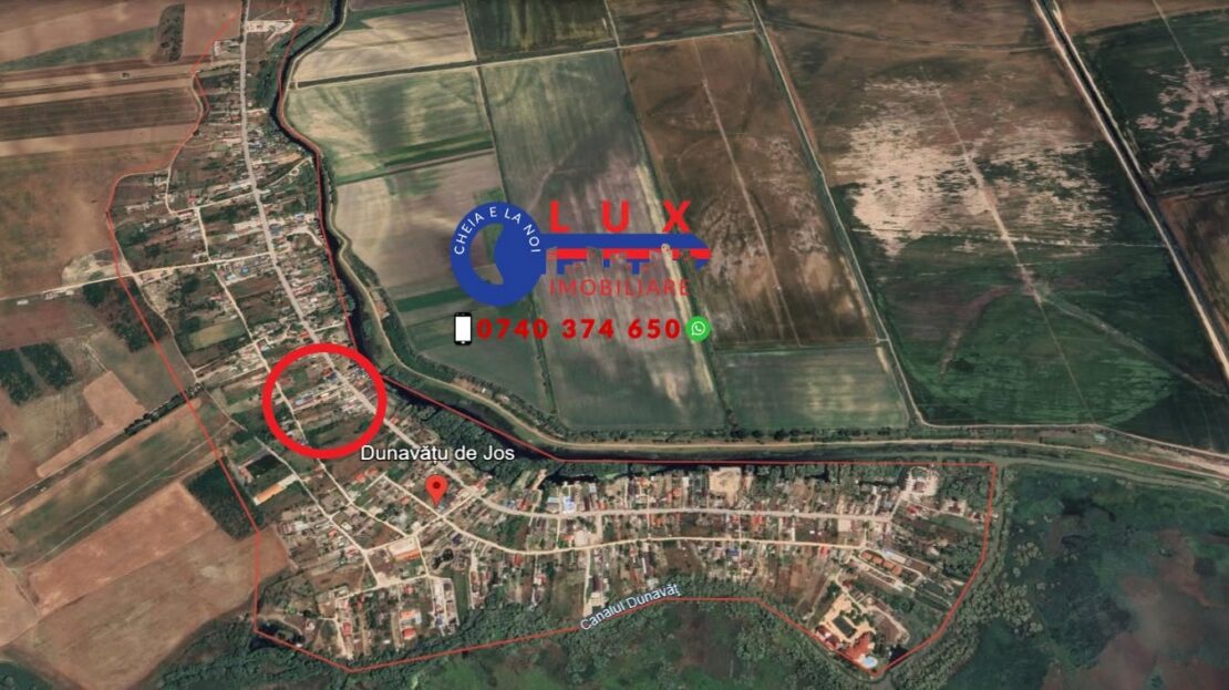 Fotografie: ID 7896 Teren intravilan de vânzare în Dunavățu de Jos – poarta de intrare în Delta Dunării