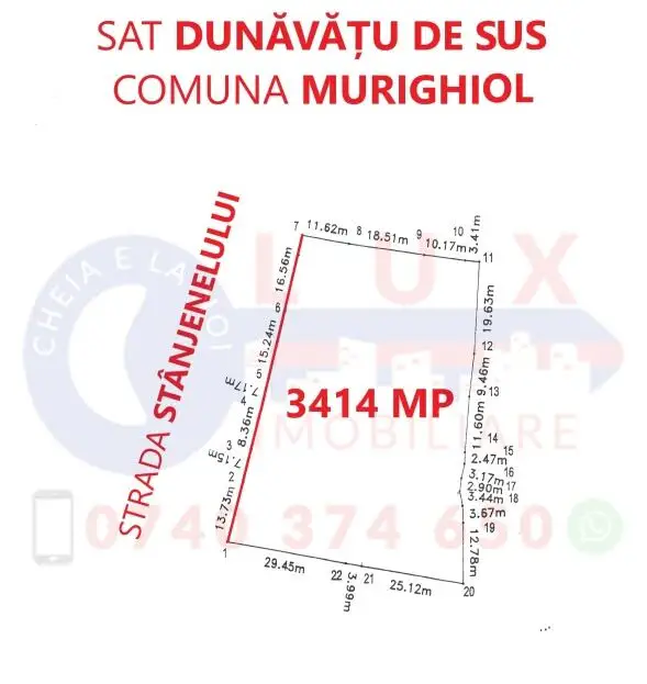 Fotografie 2: EXCLUSIVITATE – Teren INTRAVILAN in DUNĂVĂȚU DE SUS